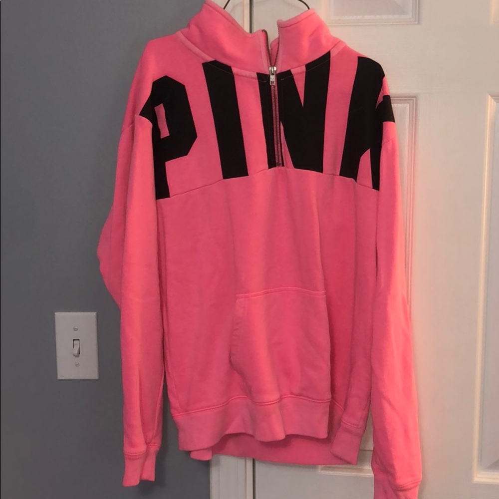 PINK quarter zip up!